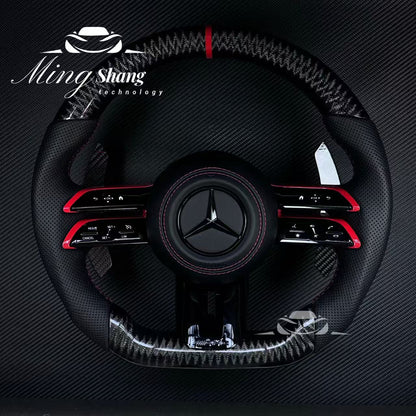 The new Dragonfly AMG steering wheel is suitable for Mercedes-Benz W205 C205 W166 W167 W177 W213 W217 W222 W223 W253 W257 GLE GT