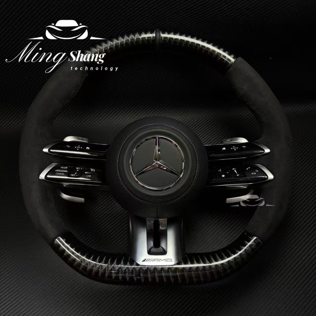 NEW carbon Steering wheel for Mercedes-Benz AMG W167 W177 W190 W205 W206 W213 W217 W222 W223 X253 W290 W292 W463 W464