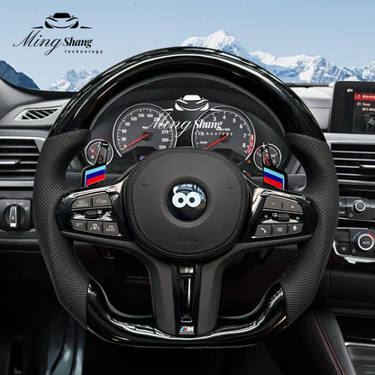 The Bordeaux carbon fiber AUTO steering wheel is suitable for BMW G20 G30 G05 G01 G02 G06 G07 X5 F10 F30 F21 F22 F46 F30 F35