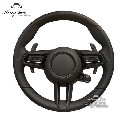 The Auto steering wheel is suitable for Porsche Panamera 718Cayman Tayneen Macan Cayenne Tayman Boxster 911 992 991 981 Tayca GT