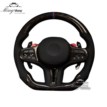 Forged carbon fiber car steering wheels are suitable for BMW F/G chassis F01 F07 F10 F30 F21 F22 F46 F30 F35 G30 G38 G26 G60 F35