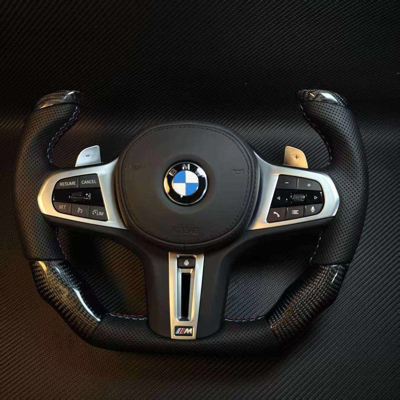 M Really Unique Carbon Steering wheel for BMW G01 G02 G05 G06 G07 G08 G11 G12 G14 G15 G16 G17 G20 G22 G23 G24 G26 G29 G30 G31 G32 G70 G80 G81 G82 G87