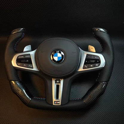 M Really Unique Carbon Steering wheel for BMW G01 G02 G05 G06 G07 G08 G11 G12 G14 G15 G16 G17 G20 G22 G23 G24 G26 G29 G30 G31 G32 G70 G80 G81 G82 G87