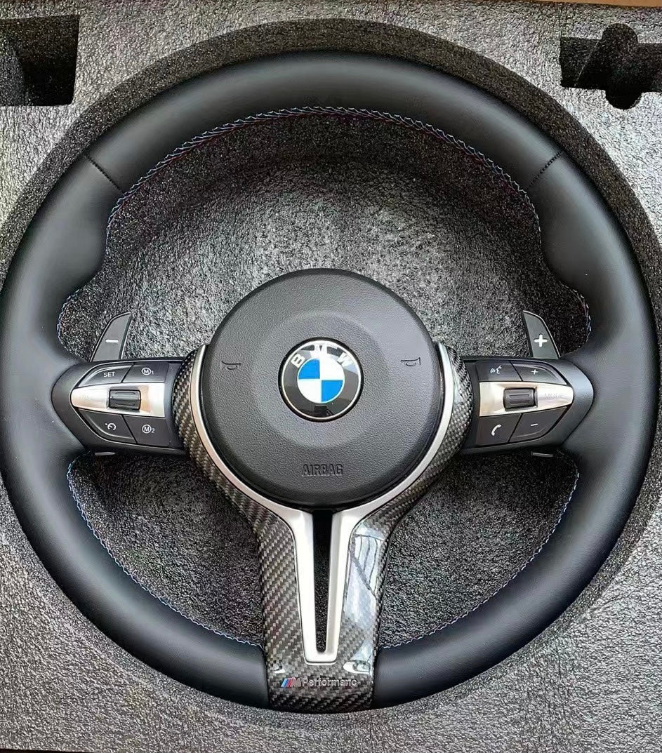 The Napa leather steering wheel is suitable for BMW F30 F32 F11 F02 F07 F18 F22 F10 F20  E90 X6 X5 X1 X2 X3 X4 M2 M3 M4 M5 M6