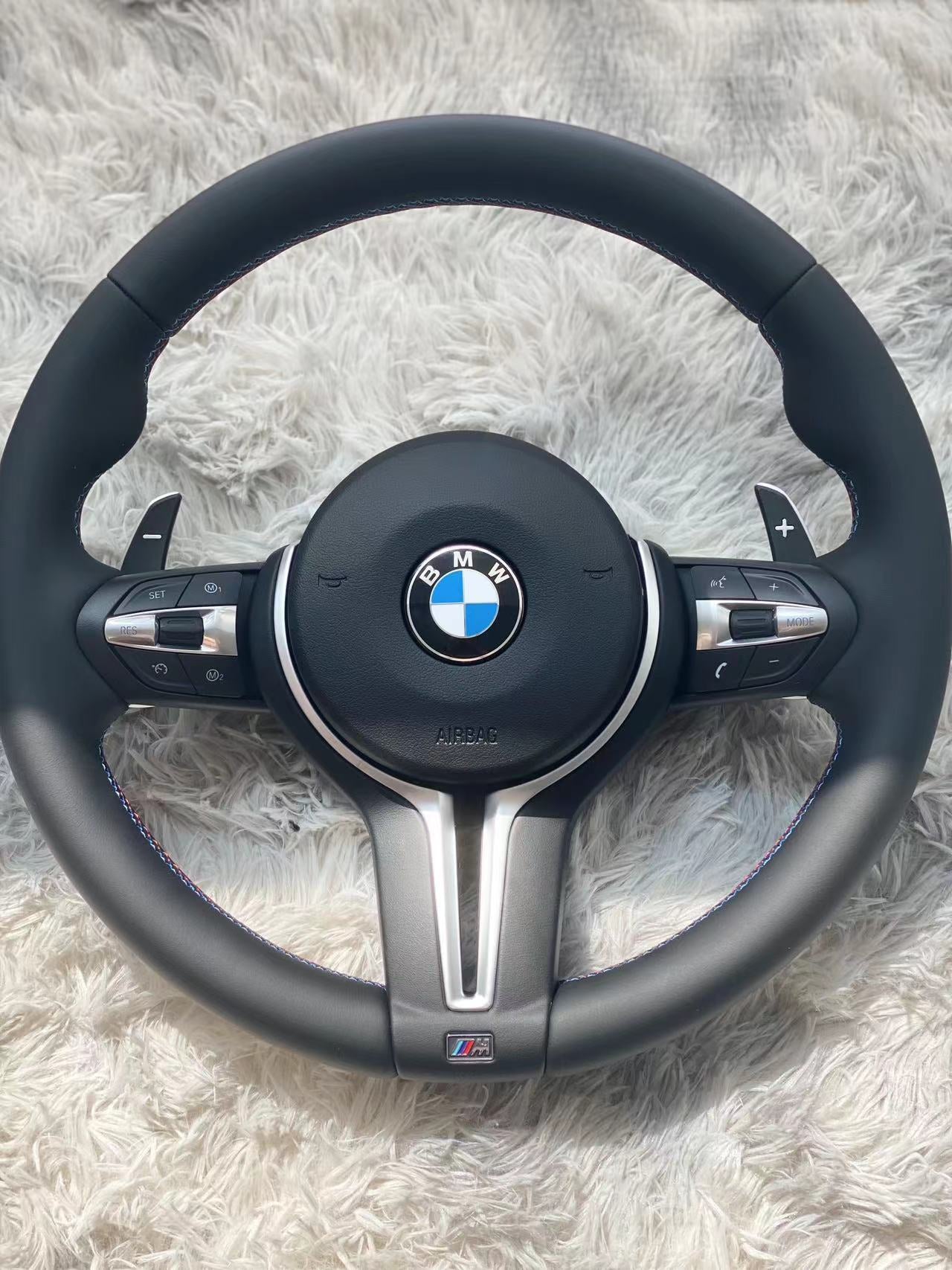 The Napa leather steering wheel is suitable for BMW F30 F32 F11 F02 F07 F18 F22 F10 F20  E90 X6 X5 X1 X2 X3 X4 M2 M3 M4 M5 M6