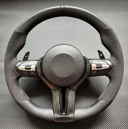 Dry carbon Steering Wheel for BMW F01 F02 F06 F07 F10 F11 F12 F13 F14 F15 F16 F22 F30 F31 F32 F33 F34 F80 F82 F83 F85 F86 F87