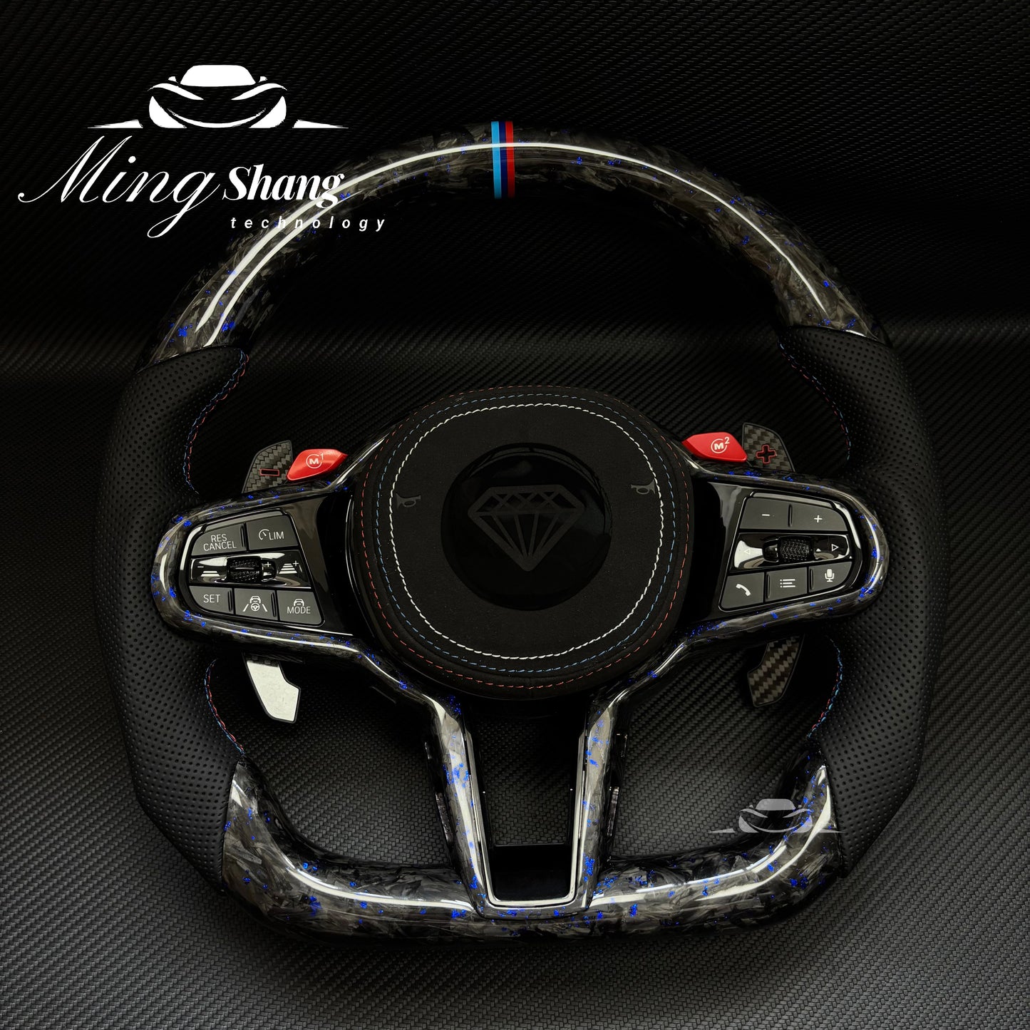 Customize Carbon Fiber Steering Wheel For BMWs G80 M3 G82 G83 M4 G20 G30 G08 F07 F10 F11 F12 F13 F14 F15 F16 F22 F30 F31 F32 F33