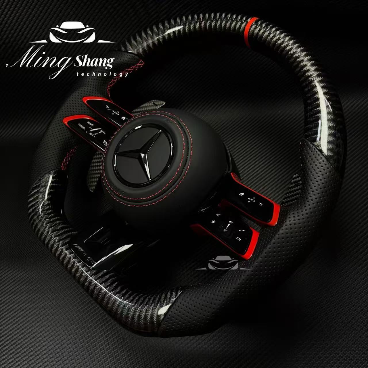 NEW carbon Steering wheel for Mercedes-Benz AMG W167 W177 W190 W205 W206 W213 W217 W222 W223 X253 W290 W292 W463 W464