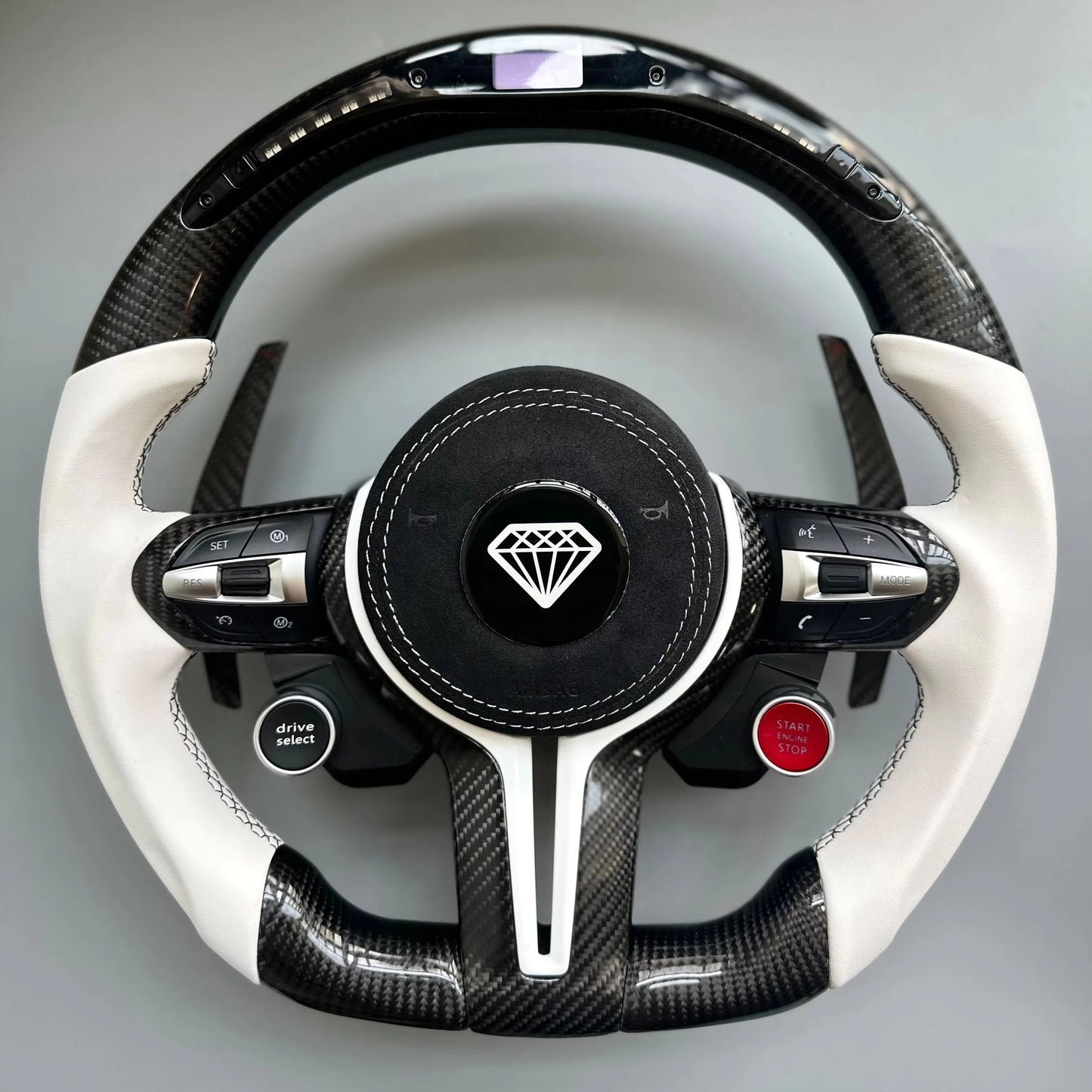LED Display Carbon Fiber Steering Wheel For Bmw F30 F32 F33 F34 F35 F36F01 F06 F07 F10 F11 F12 F13 F14 F15 F16 F22 F18 F80 F82