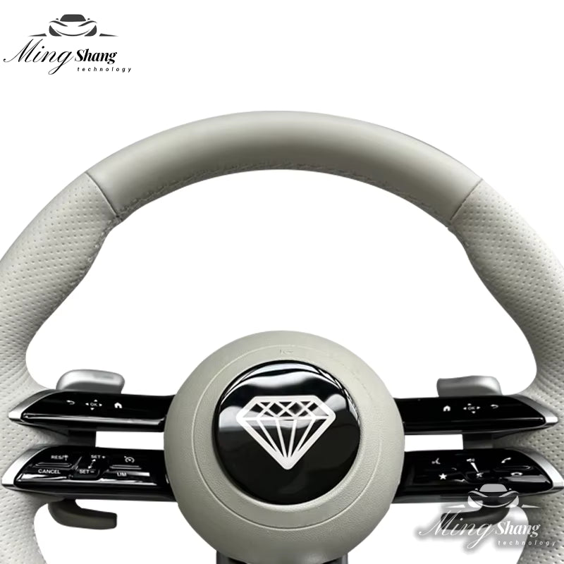 The leather Dragonfly AMG car steering wheel is suitable for Mercedes-Benz w222 w221 w463 w211 w213 w223 w210 w205 w204 w218 GLE