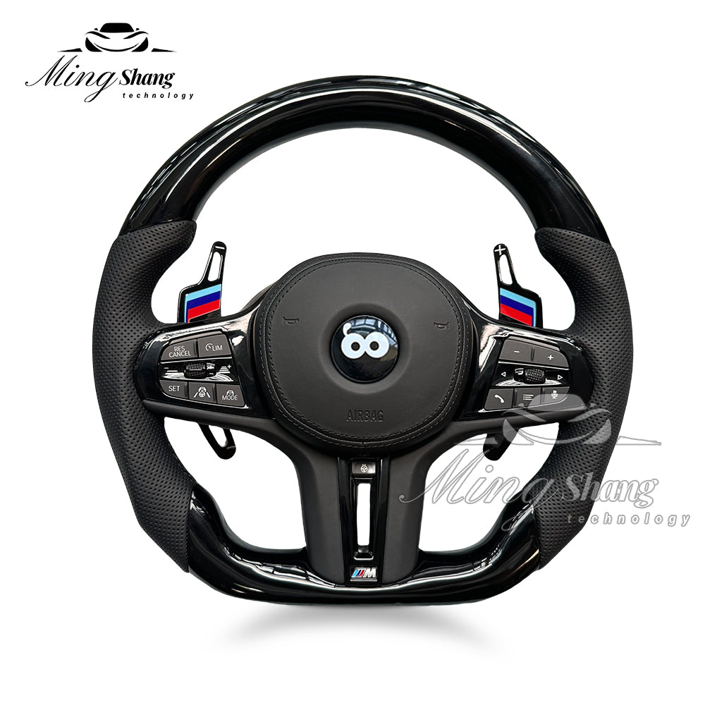 The Bordeaux carbon fiber AUTO steering wheel is suitable for BMW G20 G30 G05 G01 G02 G06 G07 X5 F10 F30 F21 F22 F46 F30 F35