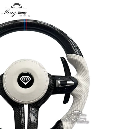 Suitable for BMW carbon fiber steering wheels X1 X2 X3 X4 X5 X6 X7 M1 M2 M3 M4 M5 M6 F10 F30 F21 F22 F46 F30 F35 E46 E60 E90 F15