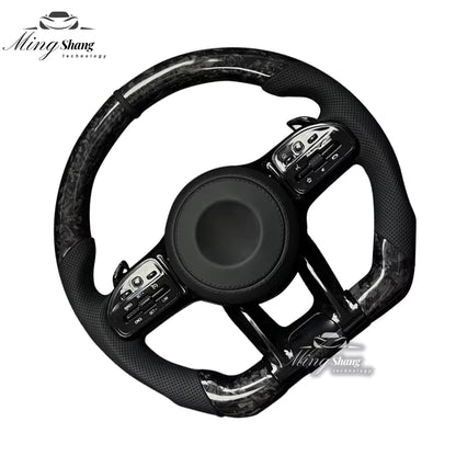 The forged carbon fiber AUTO steering wheel is suitable for Mercedes-Benz  w222 w221 w463 w211 w213 w223 w210 w205 w204 w218 GLC