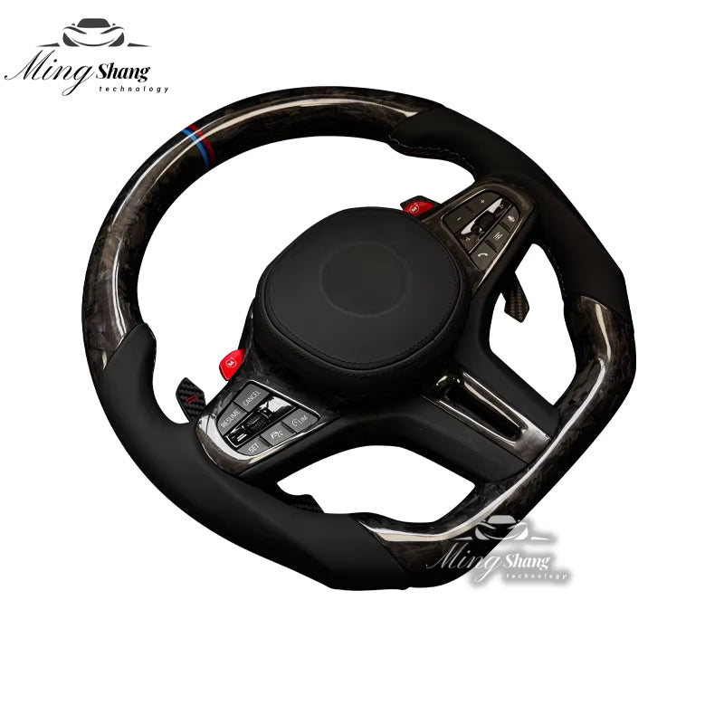 Forged carbon fiber car steering wheels are suitable for BMW F/G chassis F01 F07 F10 F30 F21 F22 F46 F30 F35 G30 G38 G26 G60 F35