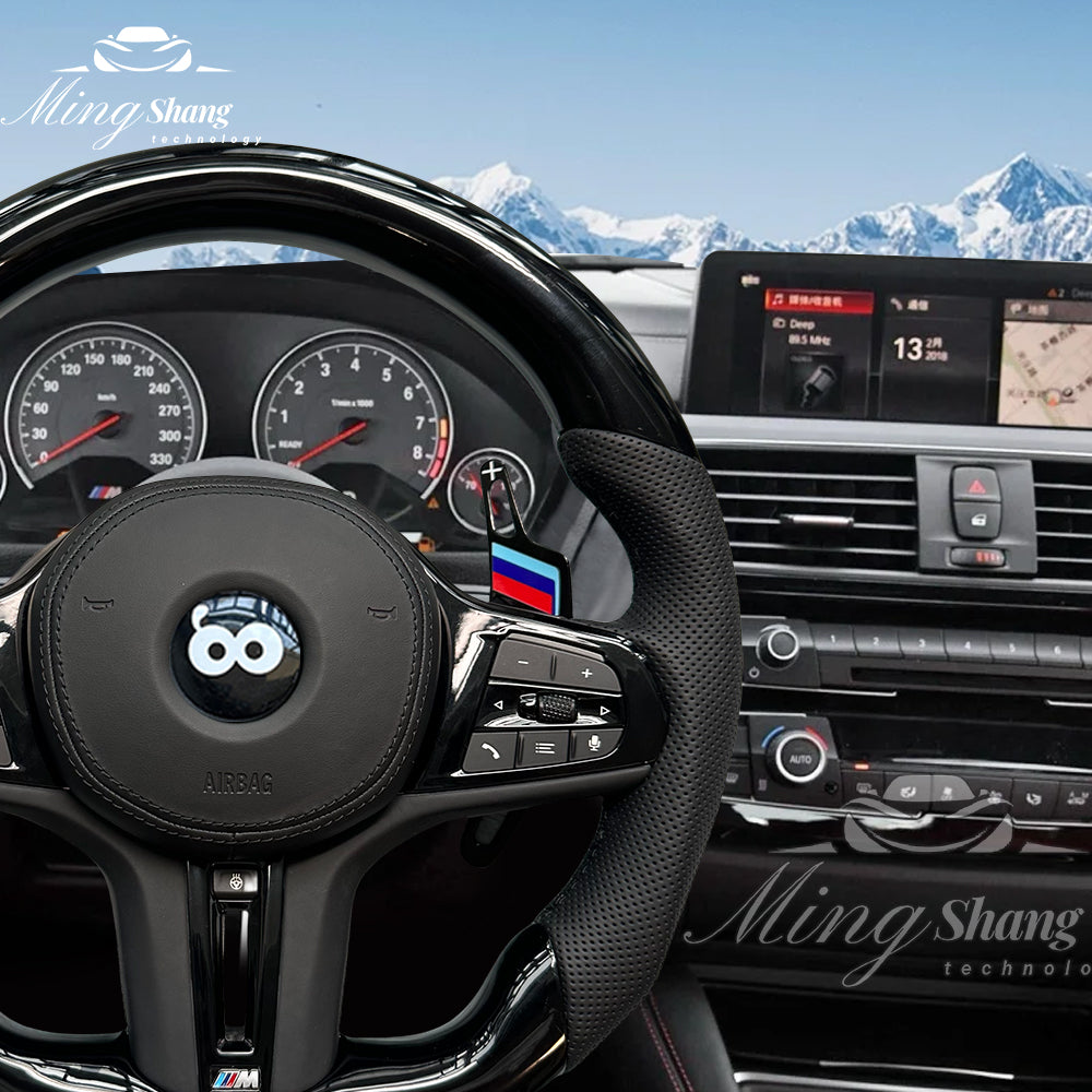The Bordeaux carbon fiber AUTO steering wheel is suitable for BMW G20 G30 G05 G01 G02 G06 G07 X5 F10 F30 F21 F22 F46 F30 F35