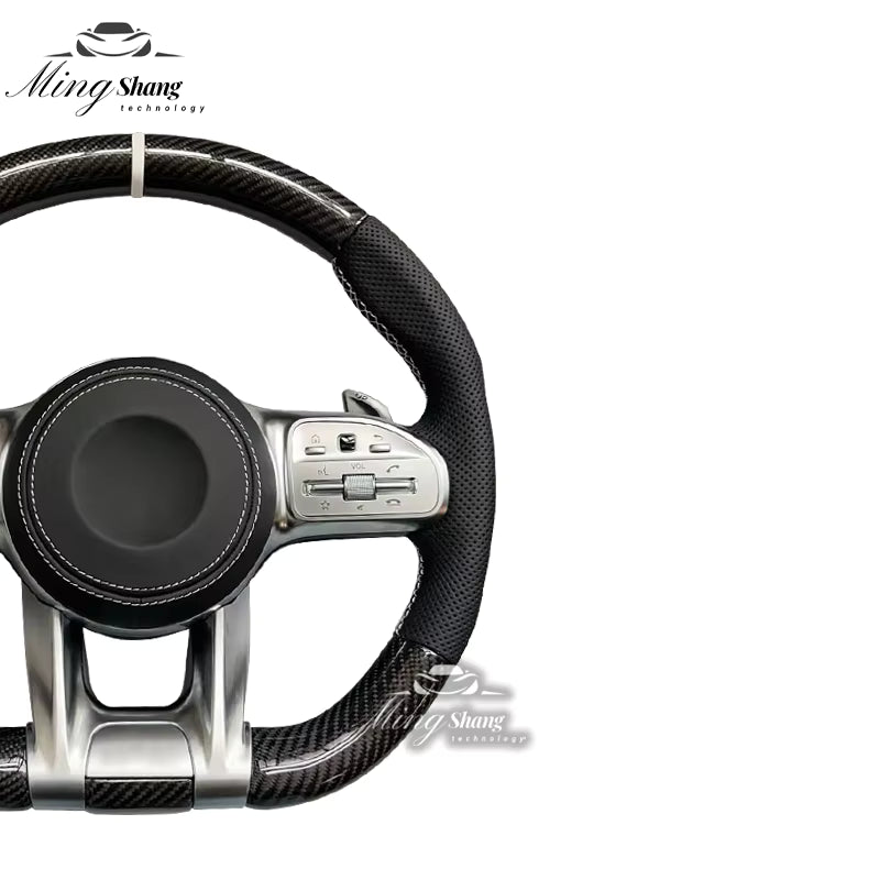 Carbon fiber AMG steering wheels are suitable for Mercedes-Benz w222 w221 w463 w211 w213 w223 w210 w205 w204 w218 w219 w212