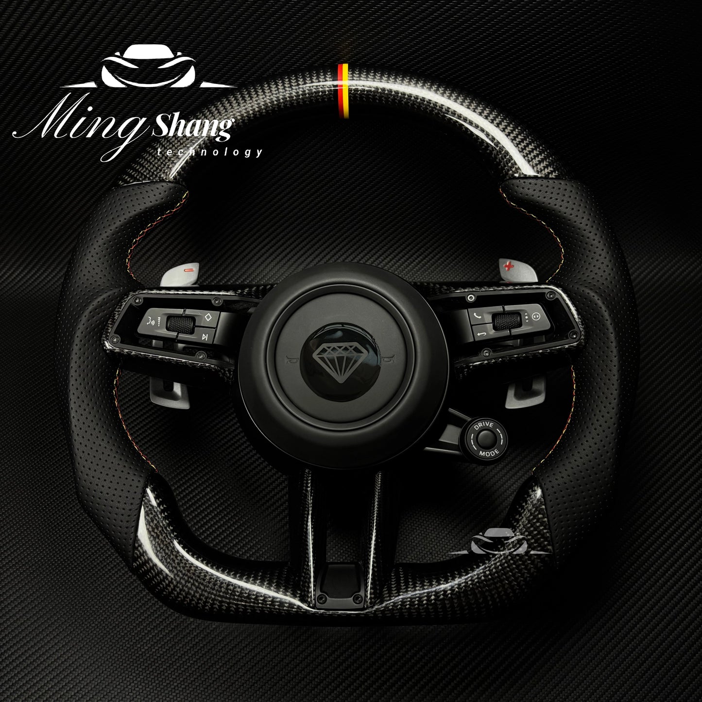 AUTO OHC Sports steering wheel assembly is available for Porsche's new 911 992 718 Paramela Taycan Tayenne Macan Cayman