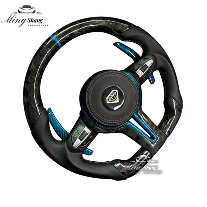 Forged carbon fiber AUTO steering wheel is suitable for BMW X1 X2 X3 X4 X5 X6 X7 M1 M2 M3 M4 M5 F36 F10 F30 F21 F22 F46 F30 F35