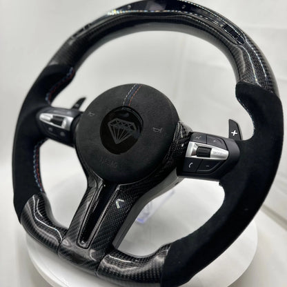 LED Display Carbon Fiber Steering Wheel For Bmw F30 F32 F33 F34 F35 F36F01 F06 F07 F10 F11 F12 F13 F14 F15 F16 F22 F18 F80 F82