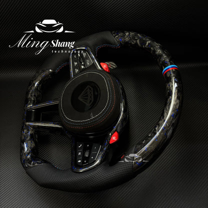 Customize Carbon Fiber Steering Wheel For BMWs G80 M3 G82 G83 M4 G20 G30 G08 F07 F10 F11 F12 F13 F14 F15 F16 F22 F30 F31 F32 F33