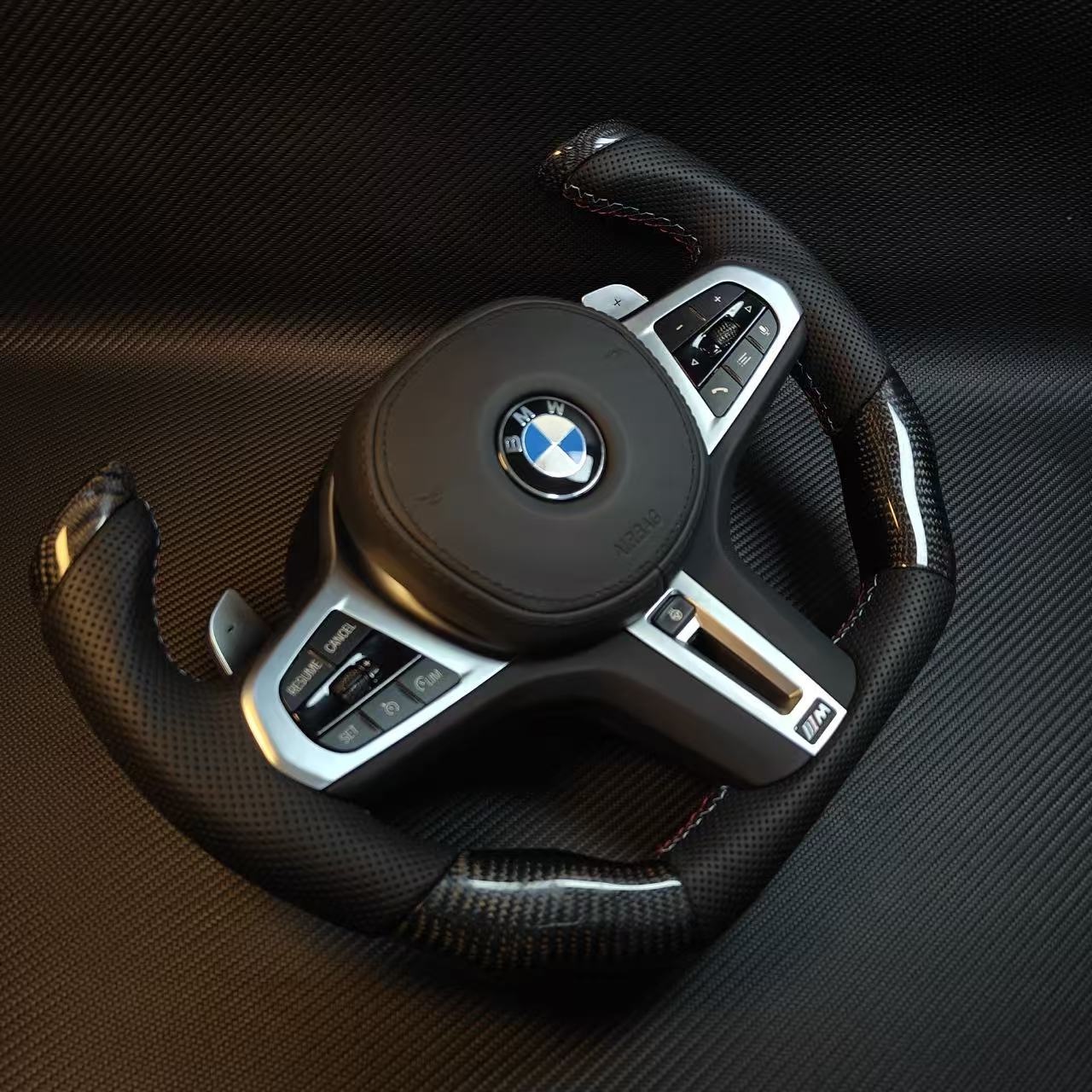 M Really Unique Carbon Steering wheel for BMW G01 G02 G05 G06 G07 G08 G11 G12 G14 G15 G16 G17 G20 G22 G23 G24 G26 G29 G30 G31 G32 G70 G80 G81 G82 G87