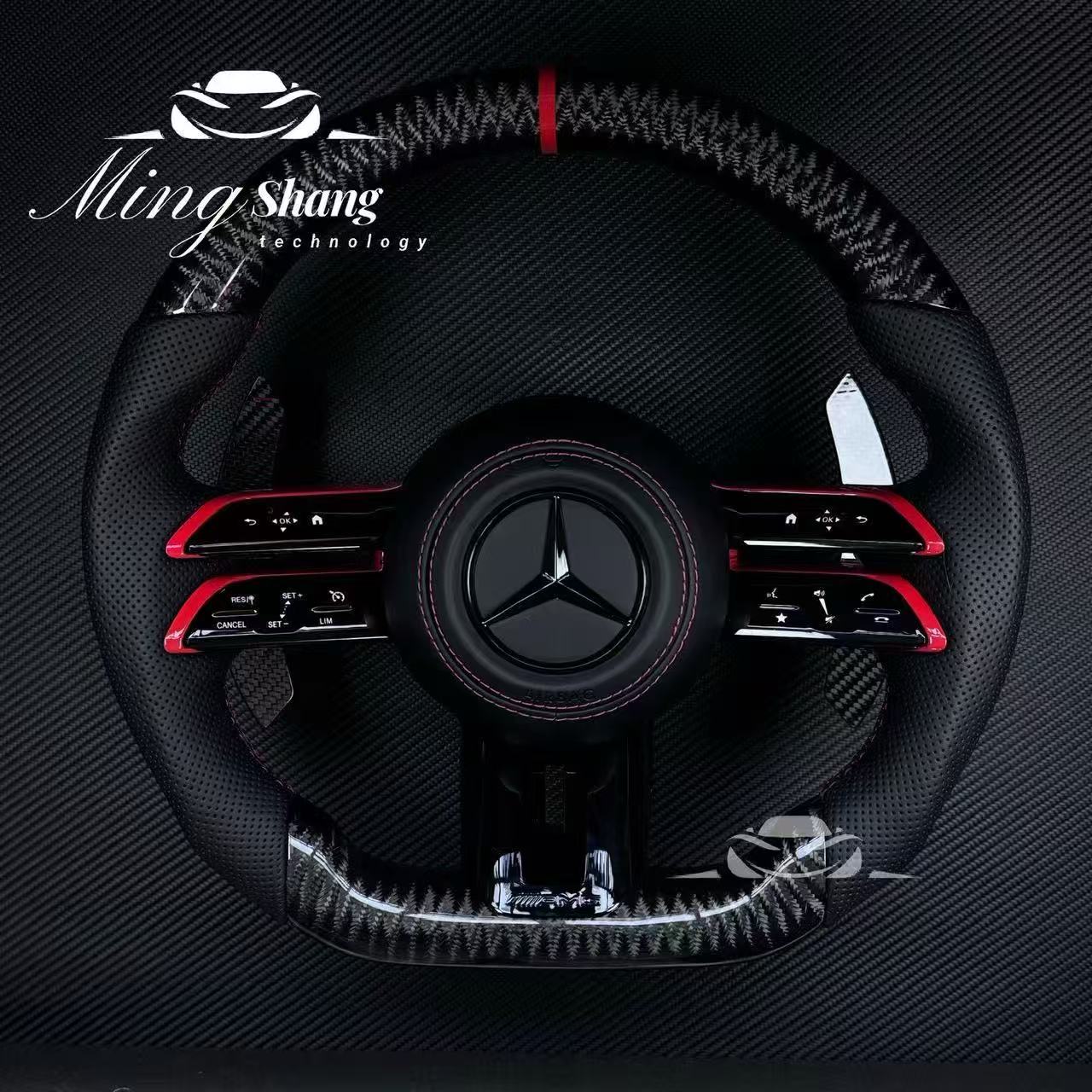 NEW carbon Steering wheel for Mercedes-Benz AMG W167 W177 W190 W205 W206 W213 W217 W222 W223 X253 W290 W292 W463 W464