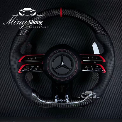 NEW carbon Steering wheel for Mercedes-Benz AMG W167 W177 W190 W205 W206 W213 W217 W222 W223 X253 W290 W292 W463 W464