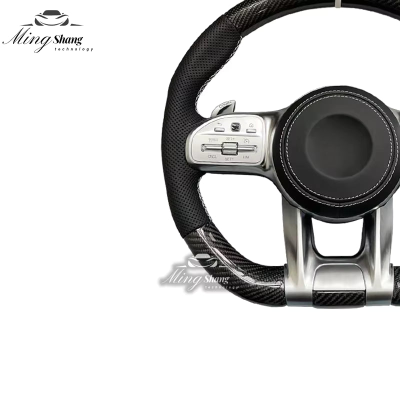 Carbon fiber AMG steering wheels are suitable for Mercedes-Benz w222 w221 w463 w211 w213 w223 w210 w205 w204 w218 w219 w212
