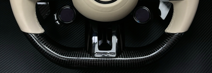Suitable for Mercedes-Benz C-Class C200L, C260L, E-Class E300L, GLC260L, AMG steering wheel covers with AMG logo