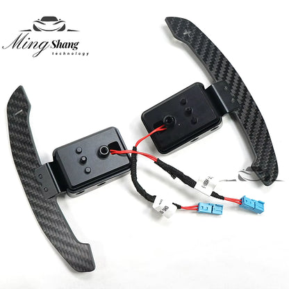 SK CUSTOM F30 F10 E90 G07 G22 G38 G20 F80 F87 F90 M3 Magnetic Paddle Shifters Carbon Fiber Steering Wheel Shift Paddles for BMW