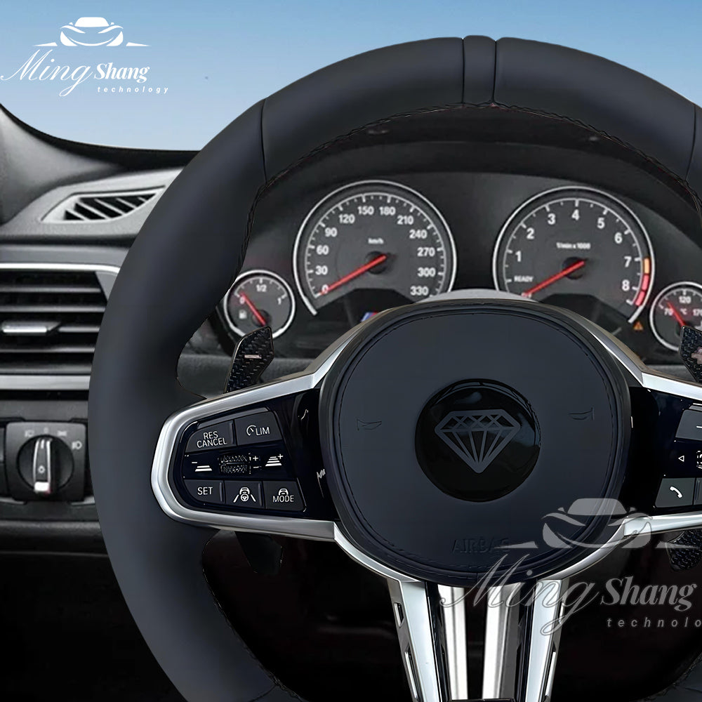 The red-label leather sport steering wheel is suitable for BMW F02 X2 X3 X4 X5 X6 M2 M3 M4 M5 M6 F10 F30 F21 F22 F46 F30 F03 F13 G01 G02 G05 G06 G07 G08 G11 G12 G14 G15 G16 G17 G20 G29 G30 G31 G32 G80 G82 F92 X3