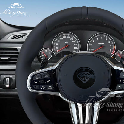 The red-label leather sport steering wheel is suitable for BMW F02 X2 X3 X4 X5 X6 M2 M3 M4 M5 M6 F10 F30 F21 F22 F46 F30 F03 F13 G01 G02 G05 G06 G07 G08 G11 G12 G14 G15 G16 G17 G20 G29 G30 G31 G32 G80 G82 F92 X3