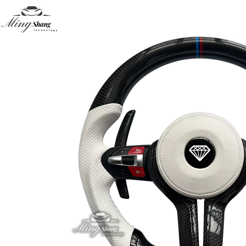 Suitable for BMW carbon fiber steering wheels X1 X2 X3 X4 X5 X6 X7 M1 M2 M3 M4 M5 M6 F10 F30 F21 F22 F46 F30 F35 E46 E60 E90 F15