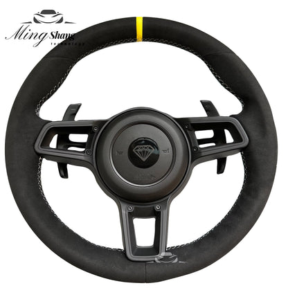 Heating Steering Wheel for Porsche Panamera Macan Cayenne Taycan 718 Cayman GT4 RS 911 Carrera Targa 911 GT3 911.2 991 992 GT2