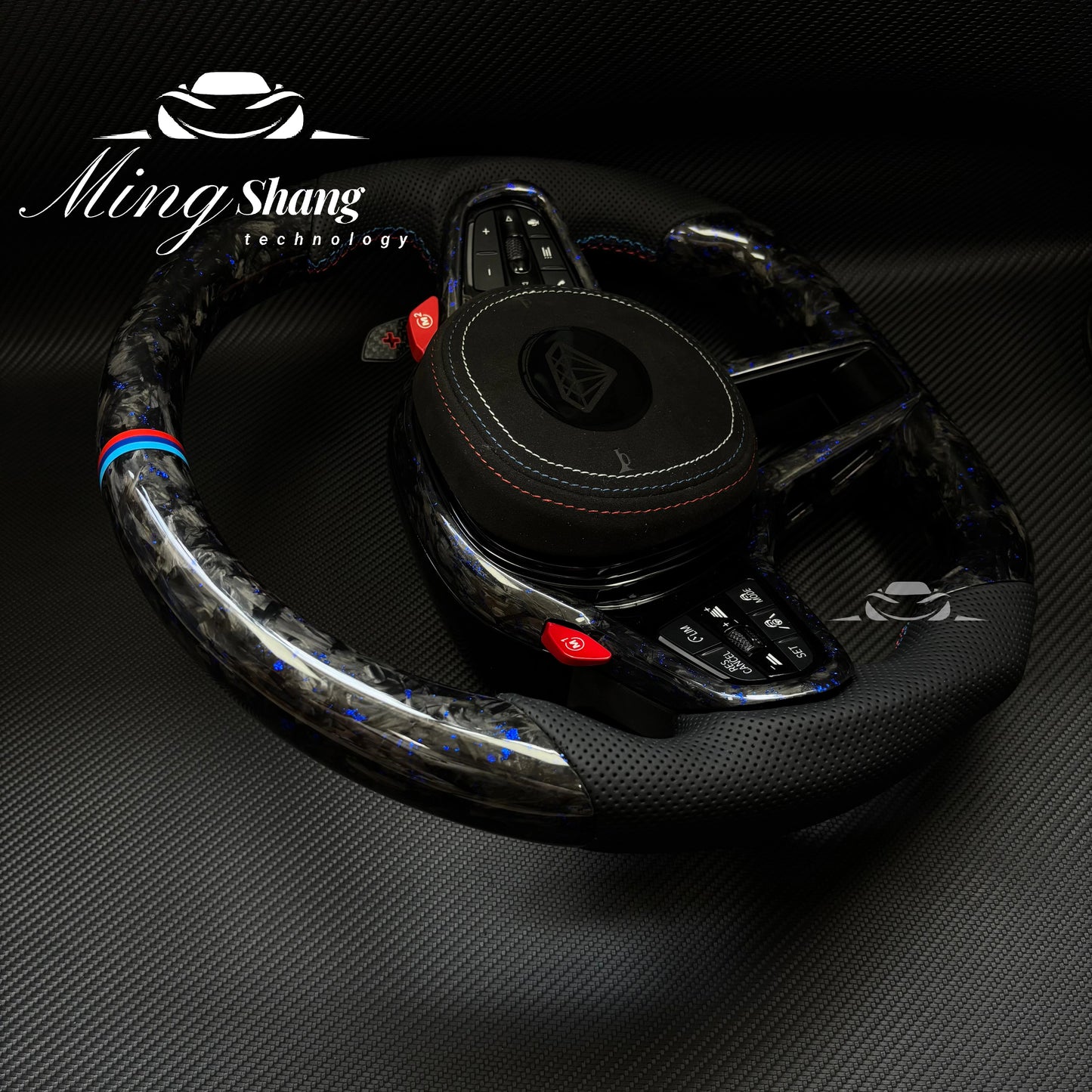 Customize Carbon Fiber Steering Wheel For BMWs G80 M3 G82 G83 M4 G20 G30 G08 F07 F10 F11 F12 F13 F14 F15 F16 F22 F30 F31 F32 F33
