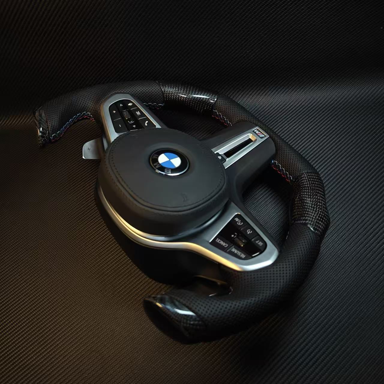 M Really Unique Carbon Steering wheel for BMW G01 G02 G05 G06 G07 G08 G11 G12 G14 G15 G16 G17 G20 G22 G23 G24 G26 G29 G30 G31 G32 G70 G80 G81 G82 G87