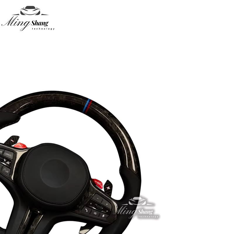 Forged carbon fiber car steering wheels are suitable for BMW F/G chassis F01 F07 F10 F30 F21 F22 F46 F30 F35 G30 G38 G26 G60 F35