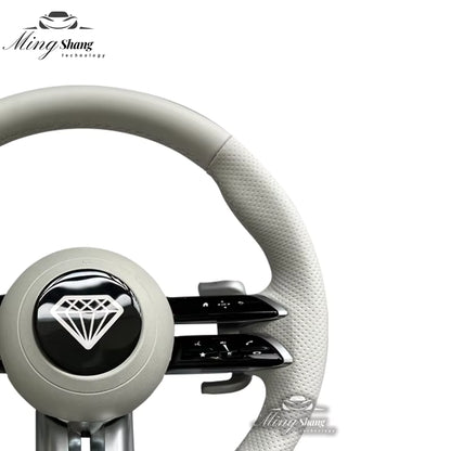 The leather Dragonfly AMG car steering wheel is suitable for Mercedes-Benz w222 w221 w463 w211 w213 w223 w210 w205 w204 w218 GLE