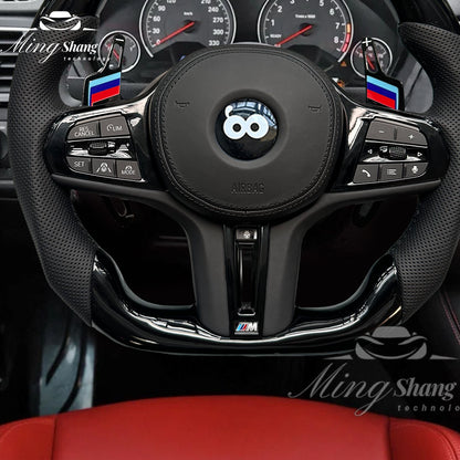 The Bordeaux carbon fiber AUTO steering wheel is suitable for BMW G20 G30 G05 G01 G02 G06 G07 X5 F10 F30 F21 F22 F46 F30 F35
