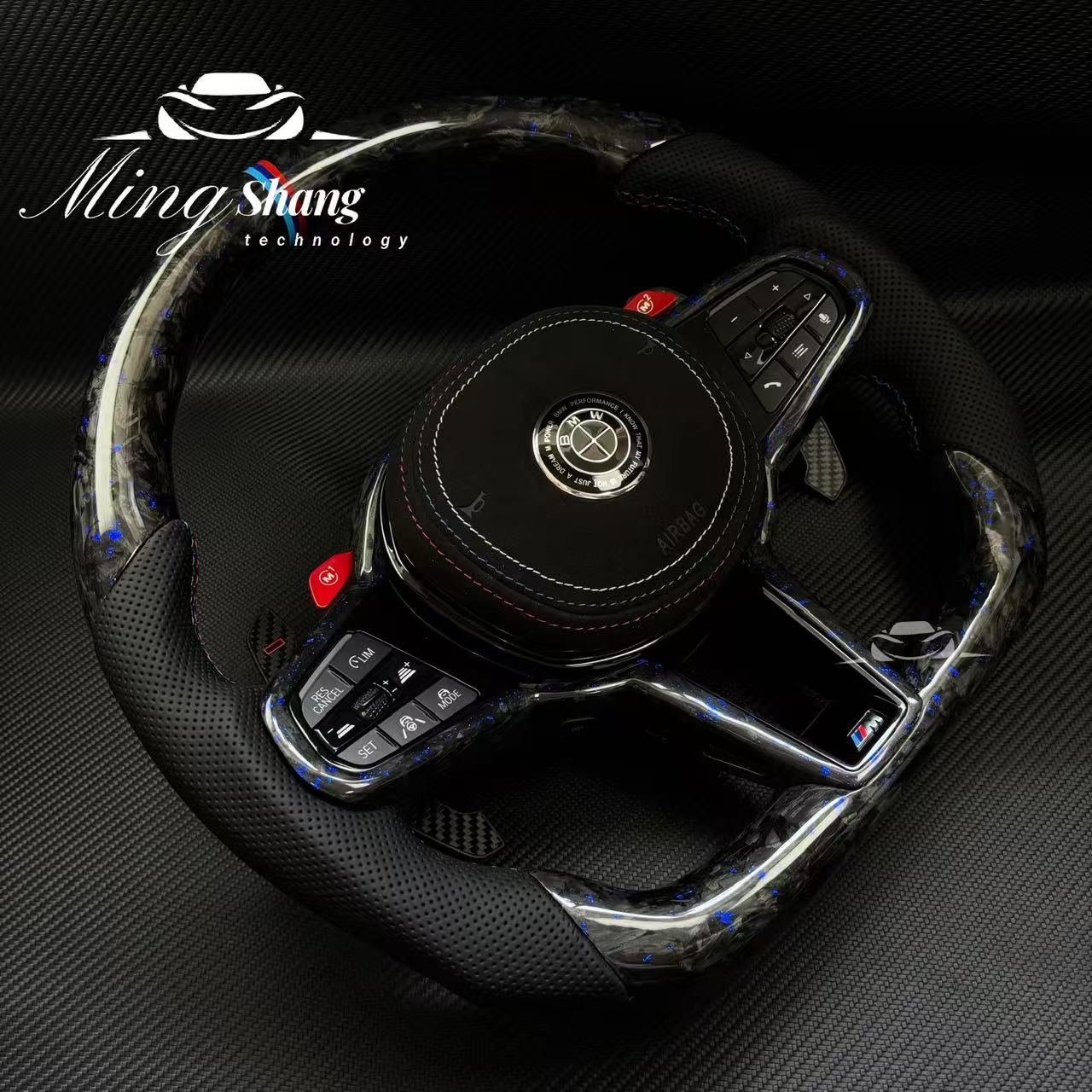 Customize Carbon Fiber Steering Wheel For BMWs G80 M3 G82 G83 M4 G20 G30 G08 F07 F10 F11 F12 F13 F14 F15 F16 F22 F30 F31 F32 F33