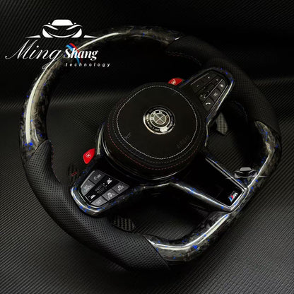Customize Carbon Fiber Steering Wheel For BMWs G80 M3 G82 G83 M4 G20 G30 G08 F07 F10 F11 F12 F13 F14 F15 F16 F22 F30 F31 F32 F33
