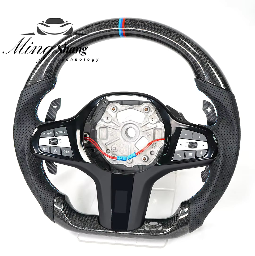 SK CUSTOM F30 F10 E90 G07 G22 G38 G20 F80 F87 F90 M3 Magnetic Paddle Shifters Carbon Fiber Steering Wheel Shift Paddles for BMW