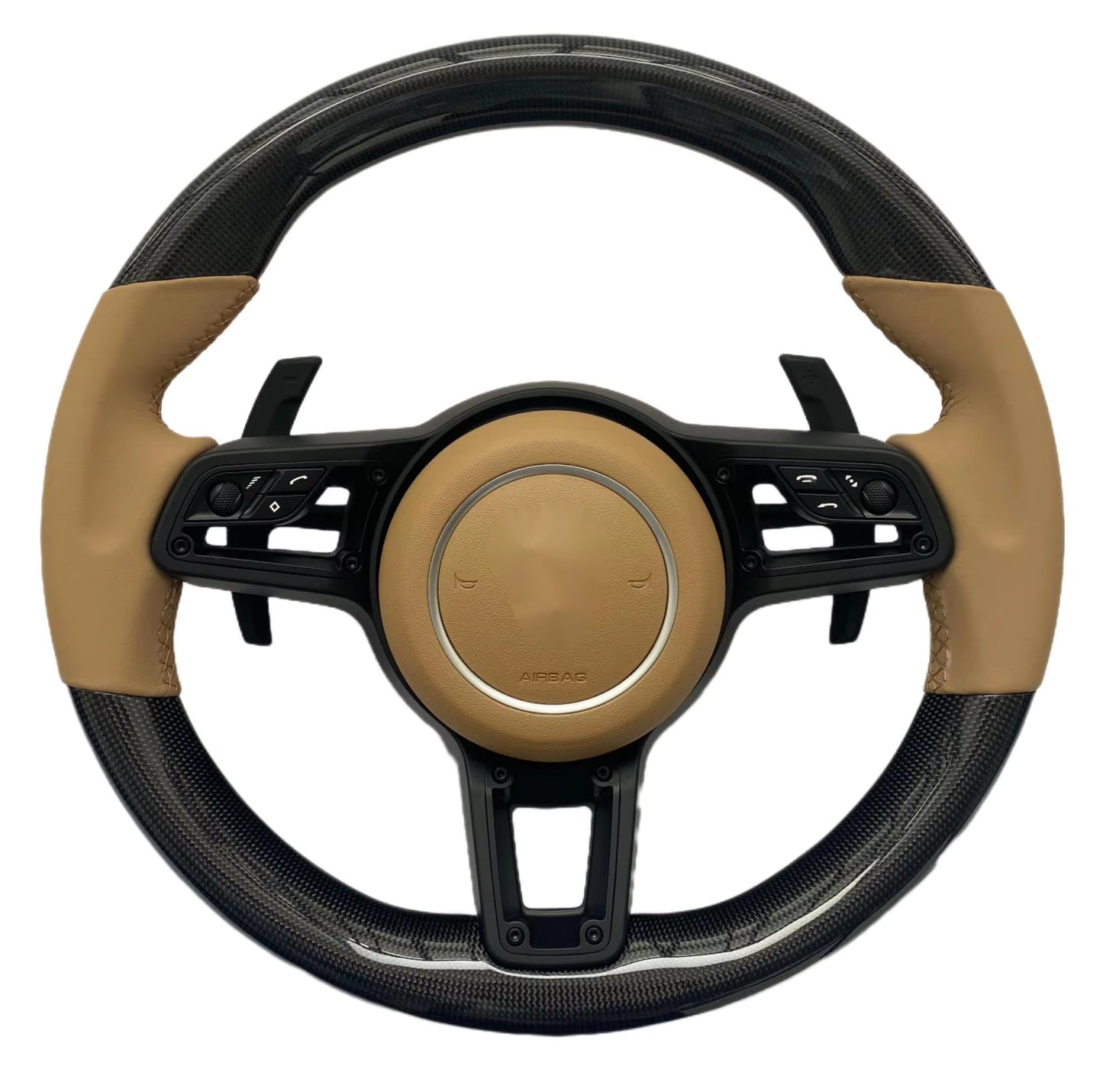 New steering wheel for Porsche Macan Cayenne Panamera Taycan 718 Cayman 991 992 911 911.2 Carrera GT2 GT2RS GT3 GT3RS GT3 RS GT4