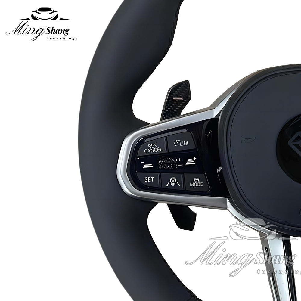 The red-label leather sport steering wheel is suitable for BMW F02 X2 X3 X4 X5 X6 M2 M3 M4 M5 M6 F10 F30 F21 F22 F46 F30 F03 F13 G01 G02 G05 G06 G07 G08 G11 G12 G14 G15 G16 G17 G20 G29 G30 G31 G32 G80 G82 F92 X3