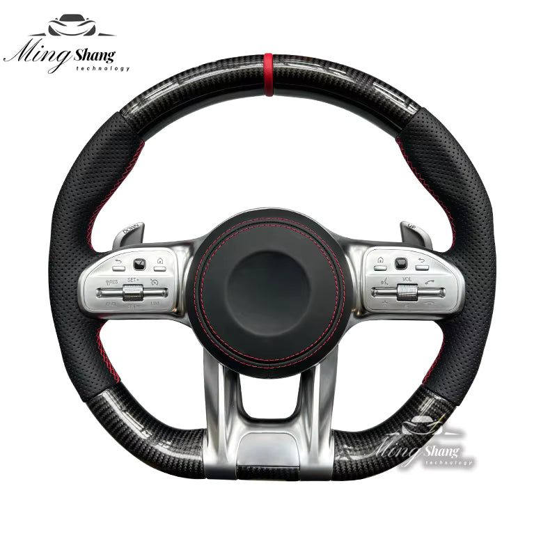 Carbon fiber AMG steering wheels are suitable for Mercedes-Benz w222 w221 w463 w211 w213 w223 w210 w205 w204 w218 w219 w212