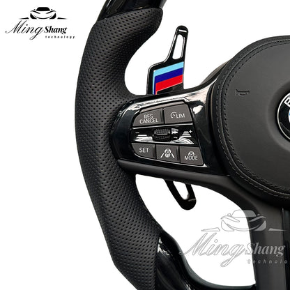 The Bordeaux carbon fiber AUTO steering wheel is suitable for BMW G20 G30 G05 G01 G02 G06 G07 X5 F10 F30 F21 F22 F46 F30 F35