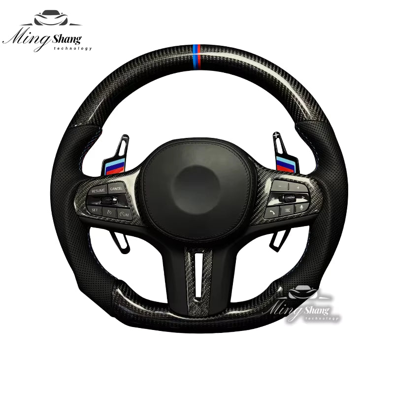 Forged carbon fiber car steering wheels are suitable for BMW F/G chassis F01 F07 F10 F30 F21 F22 F46 F30 F35 G30 G38 G26 G60 F35