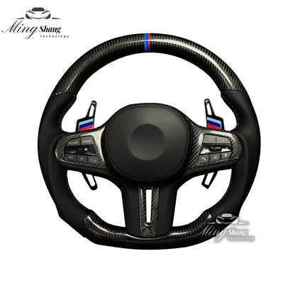 Forged carbon fiber car steering wheels are suitable for BMW F/G chassis F01 F07 F10 F30 F21 F22 F46 F30 F35 G30 G38 G26 G60 F35