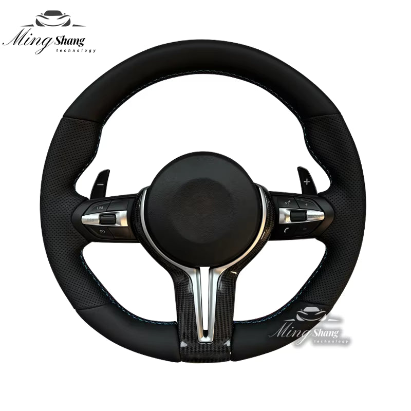 The Napa leather steering wheel is suitable for BMW F30 F32 F11 F02 F07 F18 F22 F10 F20  E90 X6 X5 X1 X2 X3 X4 M2 M3 M4 M5 M6
