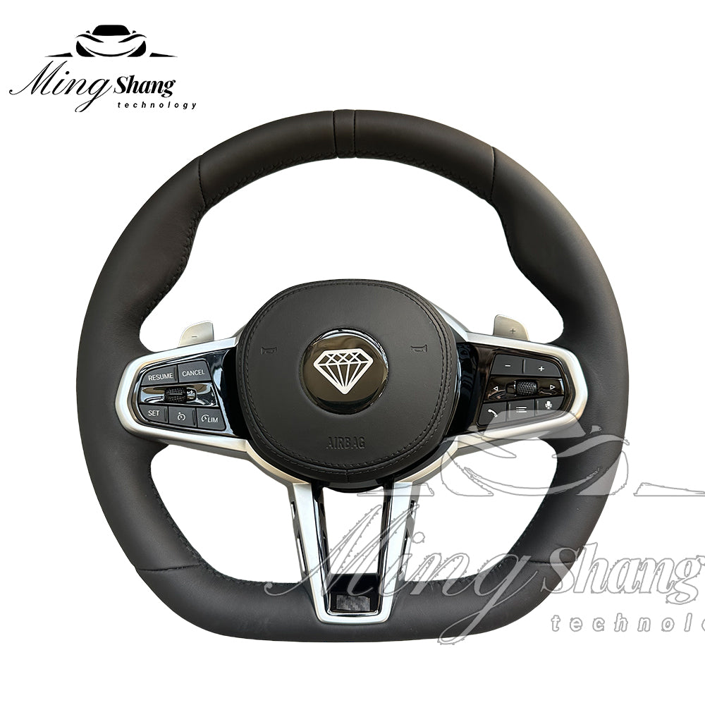 The red-label leather sport steering wheel is suitable for BMW F02 X2 X3 X4 X5 X6 M2 M3 M4 M5 M6 F10 F30 F21 F22 F46 F30 F03 F13 G01 G02 G05 G06 G07 G08 G11 G12 G14 G15 G16 G17 G20 G29 G30 G31 G32 G80 G82 F92 X3